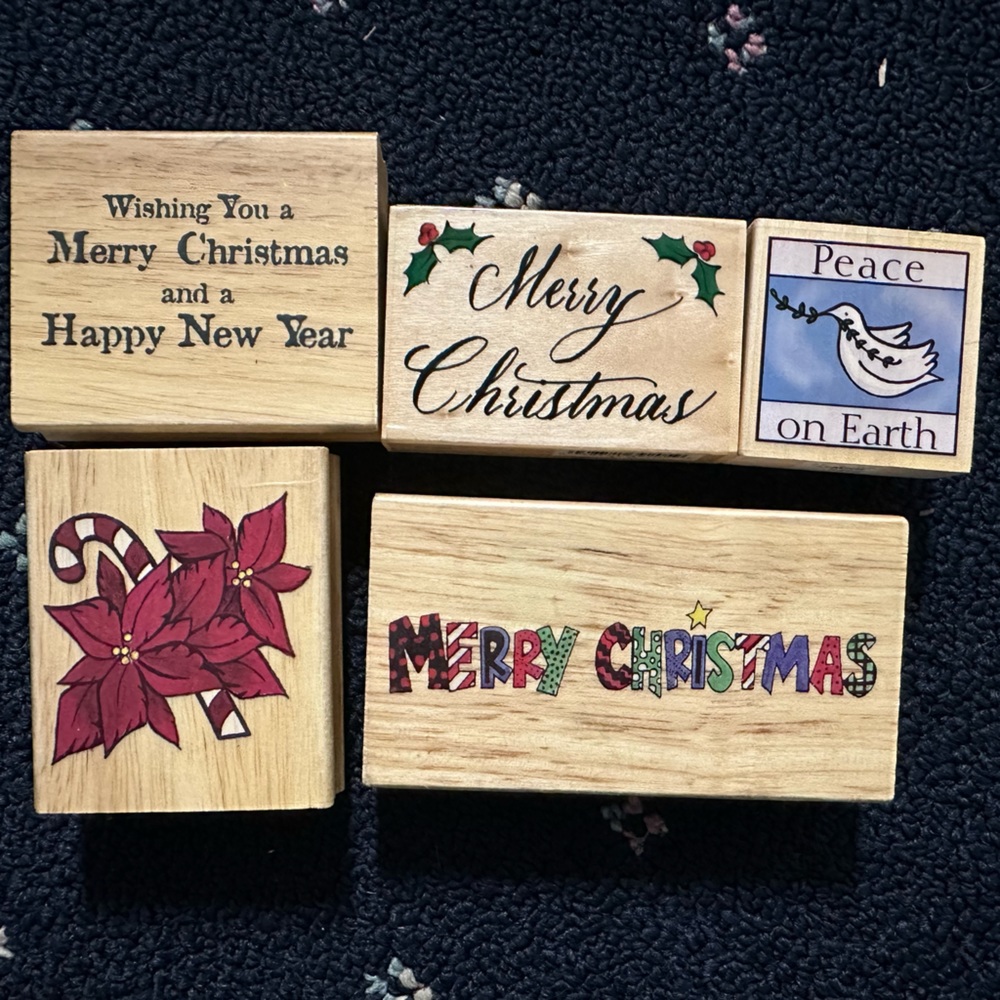 Christmas Rubber Stamps